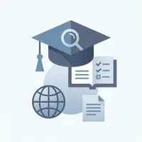 Graduation cap and compliance checklist illustration